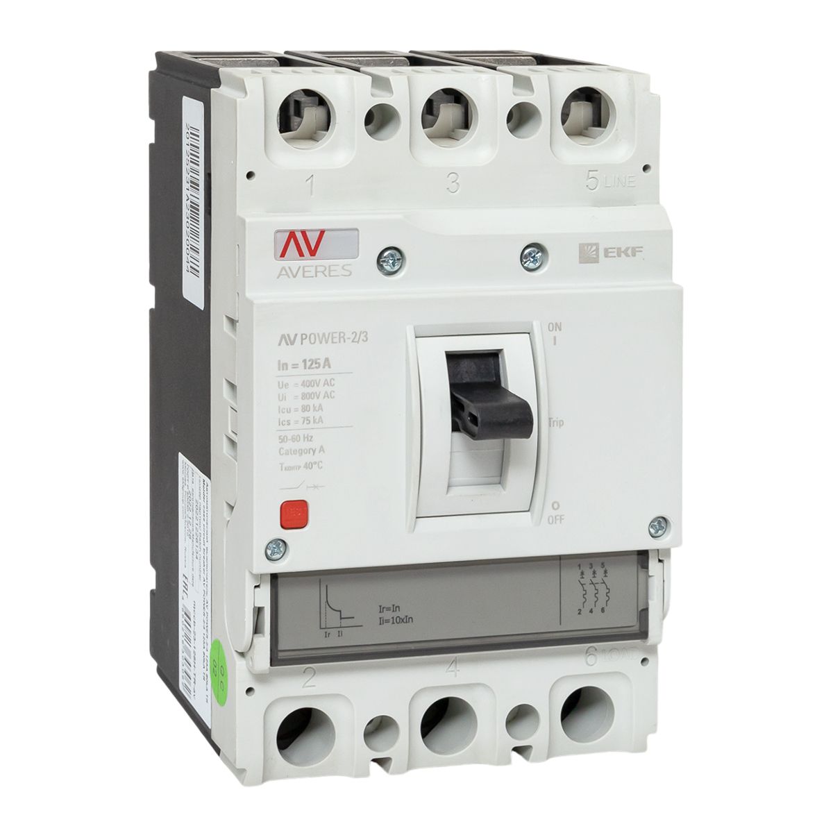 Выключатель автоматический  mccb-23-125H-TR-av
