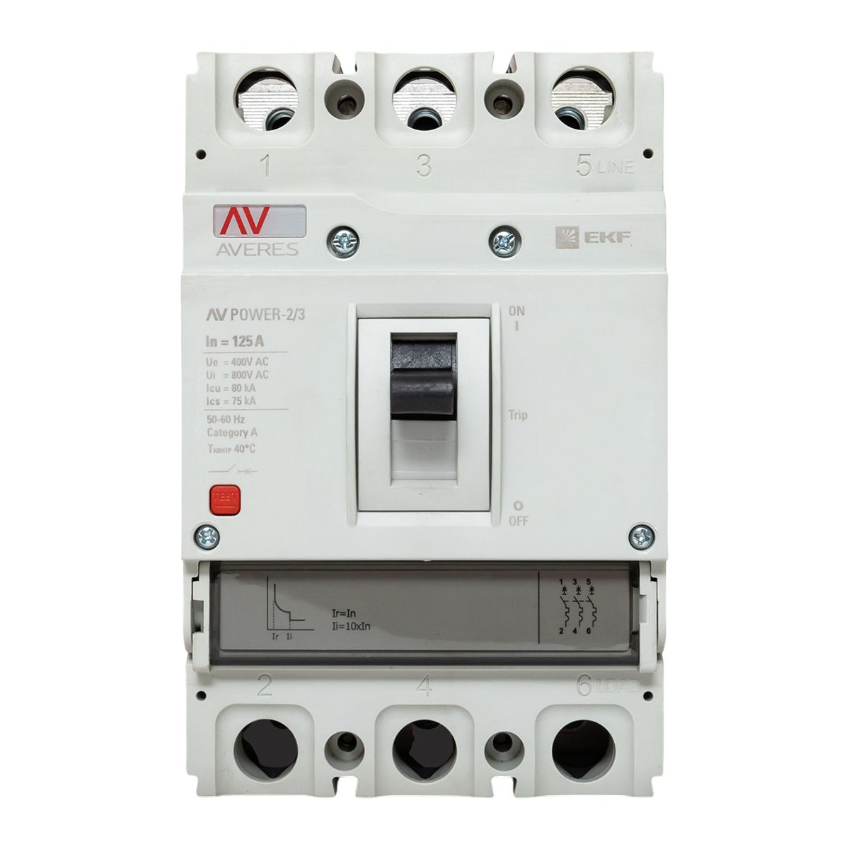 Выключатель автоматический  mccb-23-125H-TR-av
