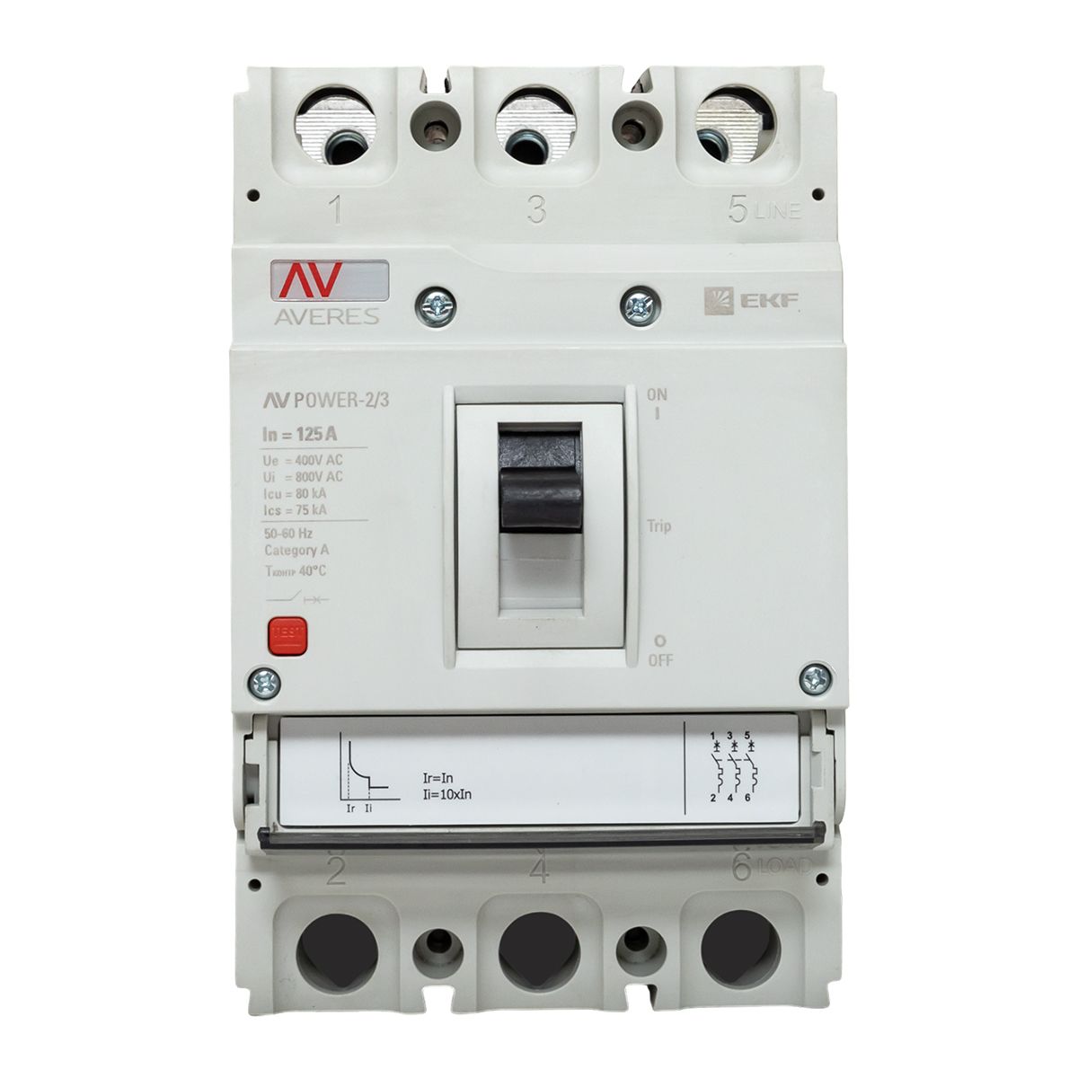 Выключатель автоматический  mccb-23-125H-TR-av