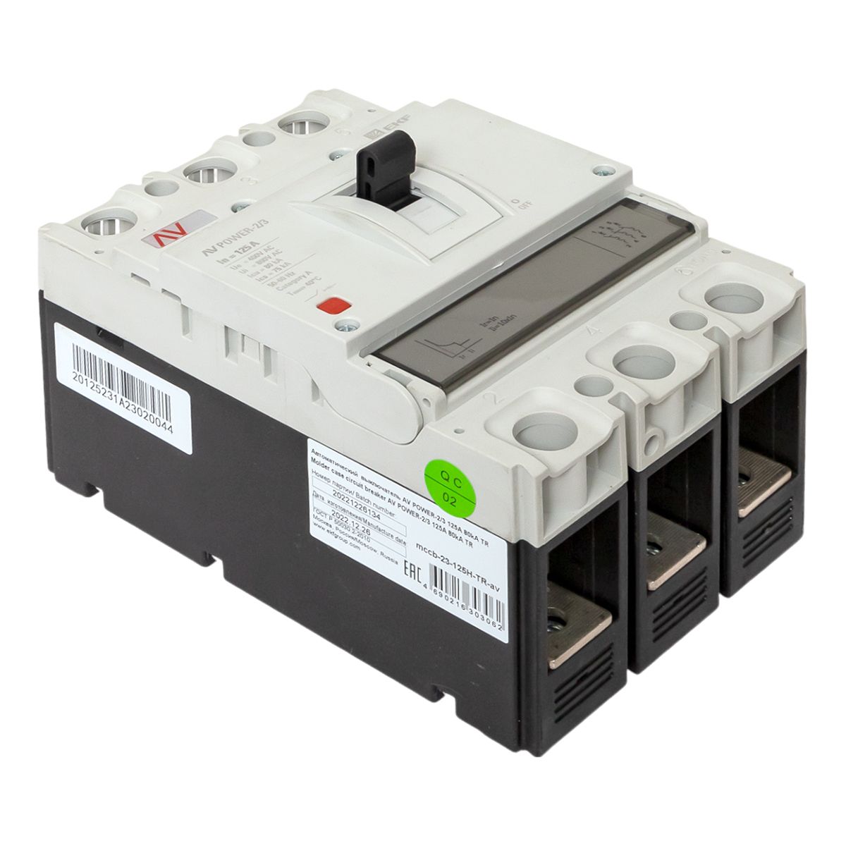 Выключатель автоматический  mccb-23-125H-TR-av