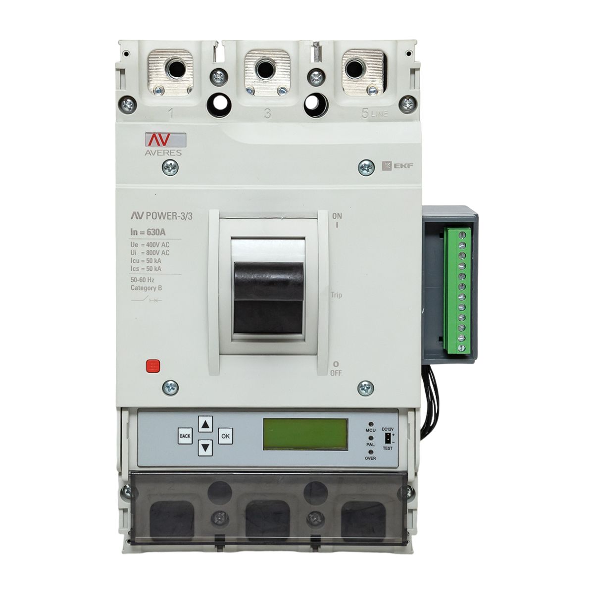 Выключатель автоматический  mccb-33-630-6.2-av