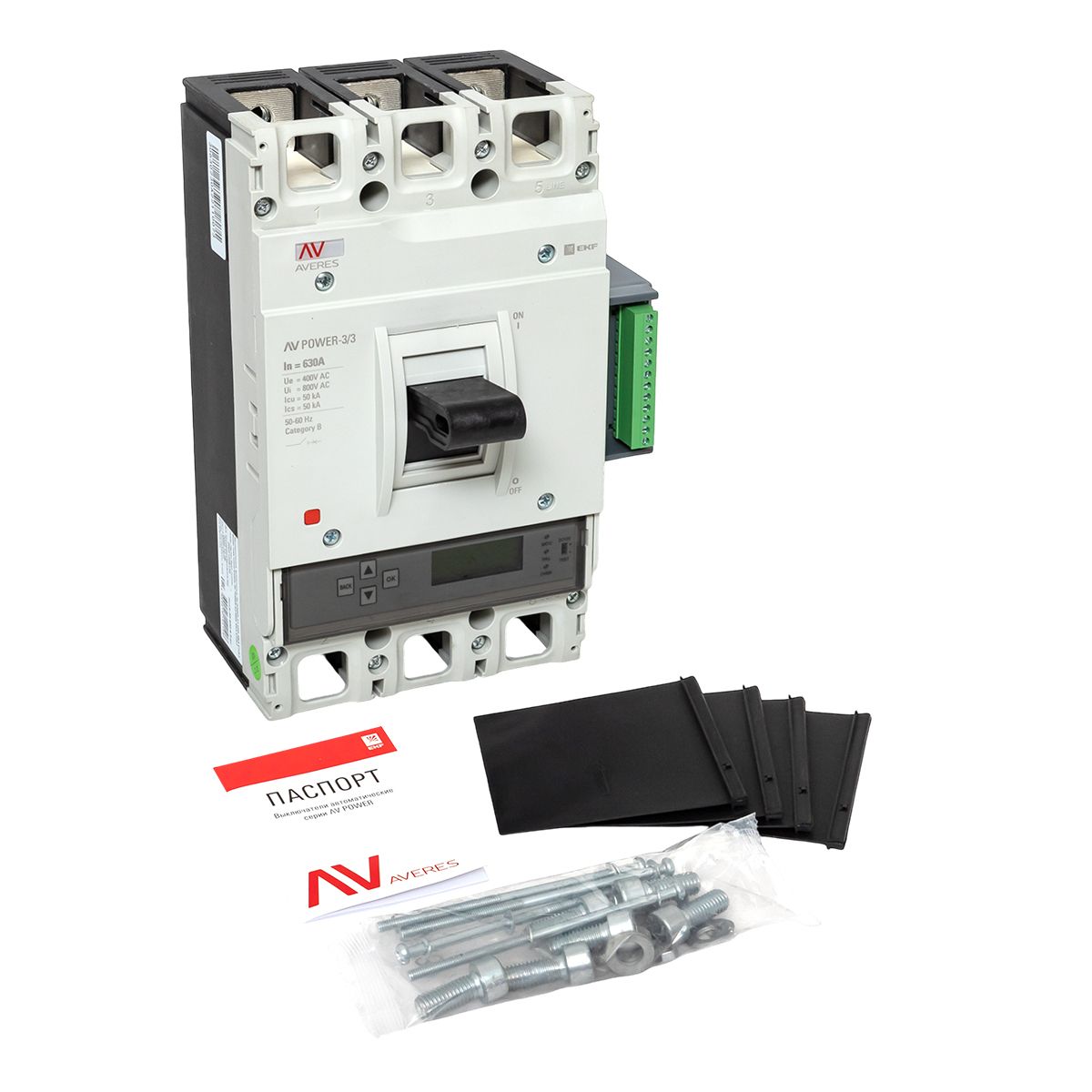 Выключатель автоматический  mccb-33-630-6.2-av