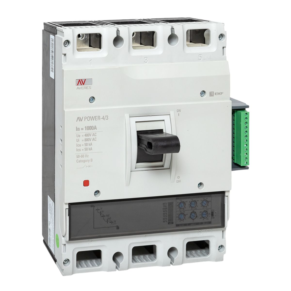 Выключатель автоматический  mccb-43-1000-2.2-av