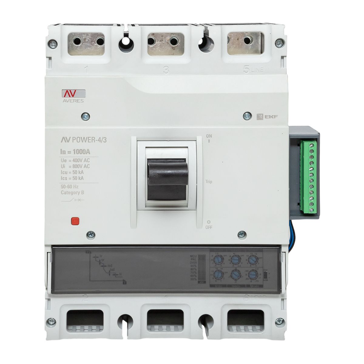 Выключатель автоматический  mccb-43-1000-2.2-av