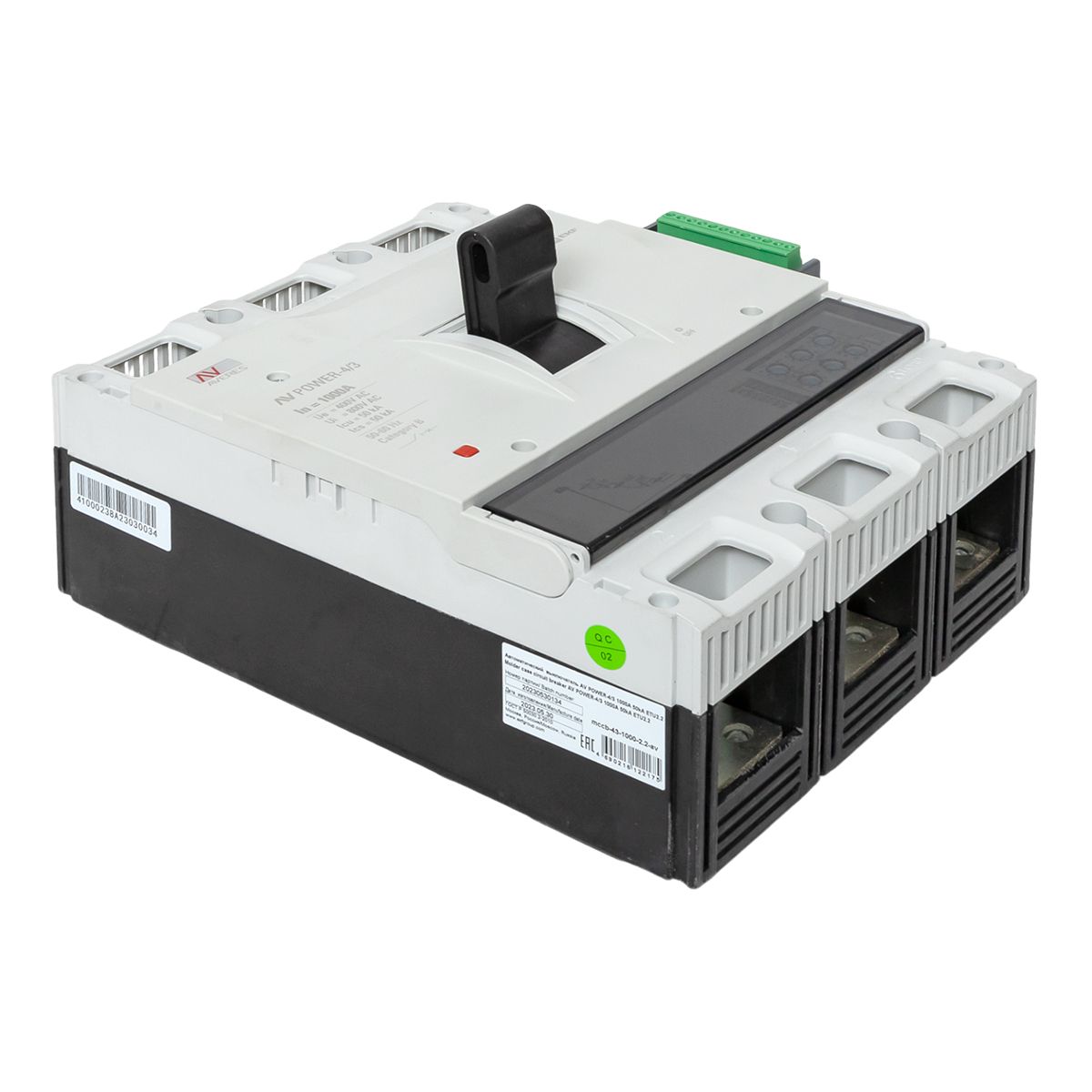 Выключатель автоматический  mccb-43-1000-2.2-av