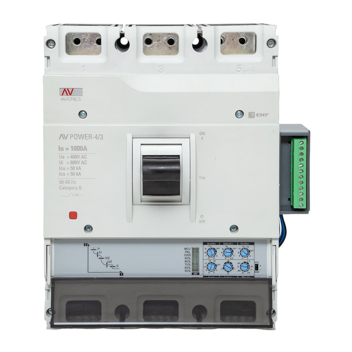 Выключатель автоматический  mccb-43-1000-2.2-av