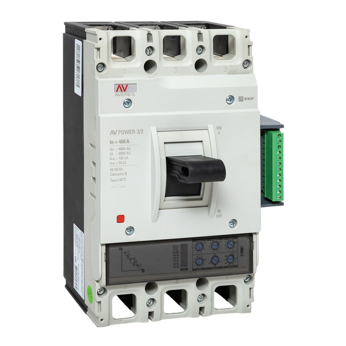 Выключатель автоматический mccb-33-400H-2.2-av