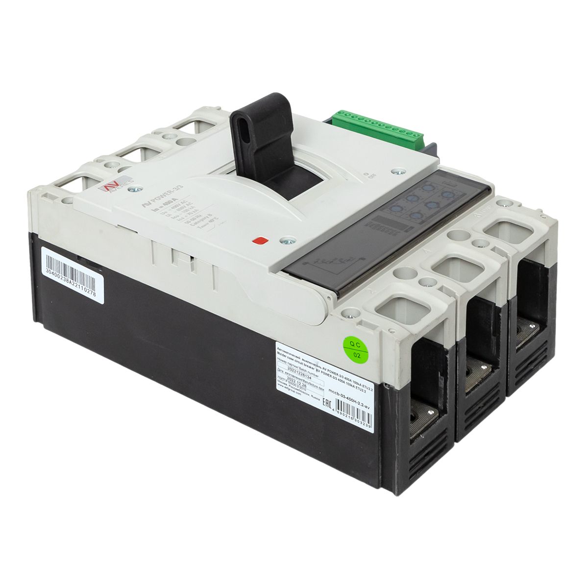 Выключатель автоматический mccb-33-400H-2.2-av