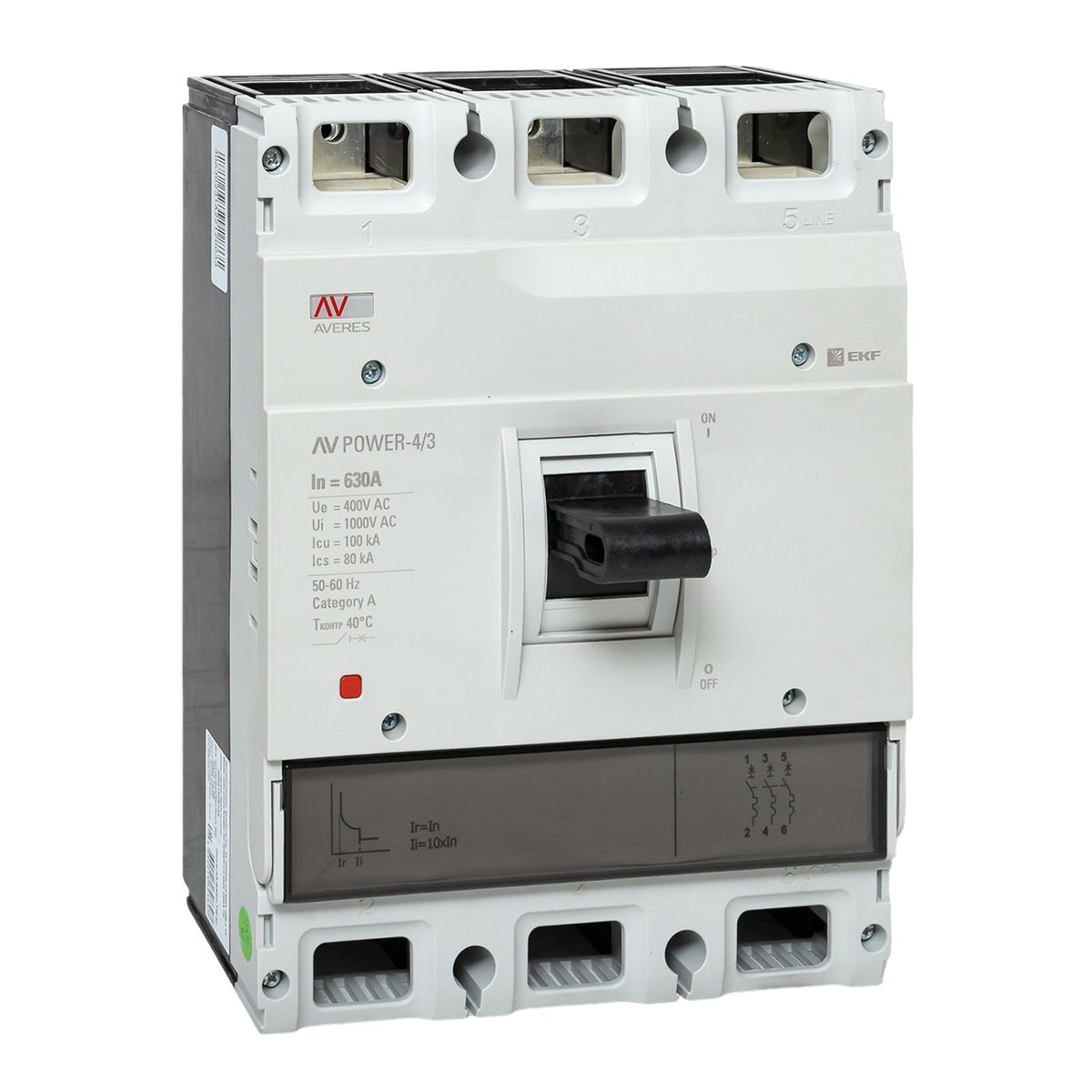 Выключатель автоматический  mccb-43-630H-TR-av