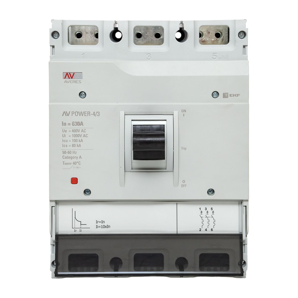 Выключатель автоматический  mccb-43-630H-TR-av