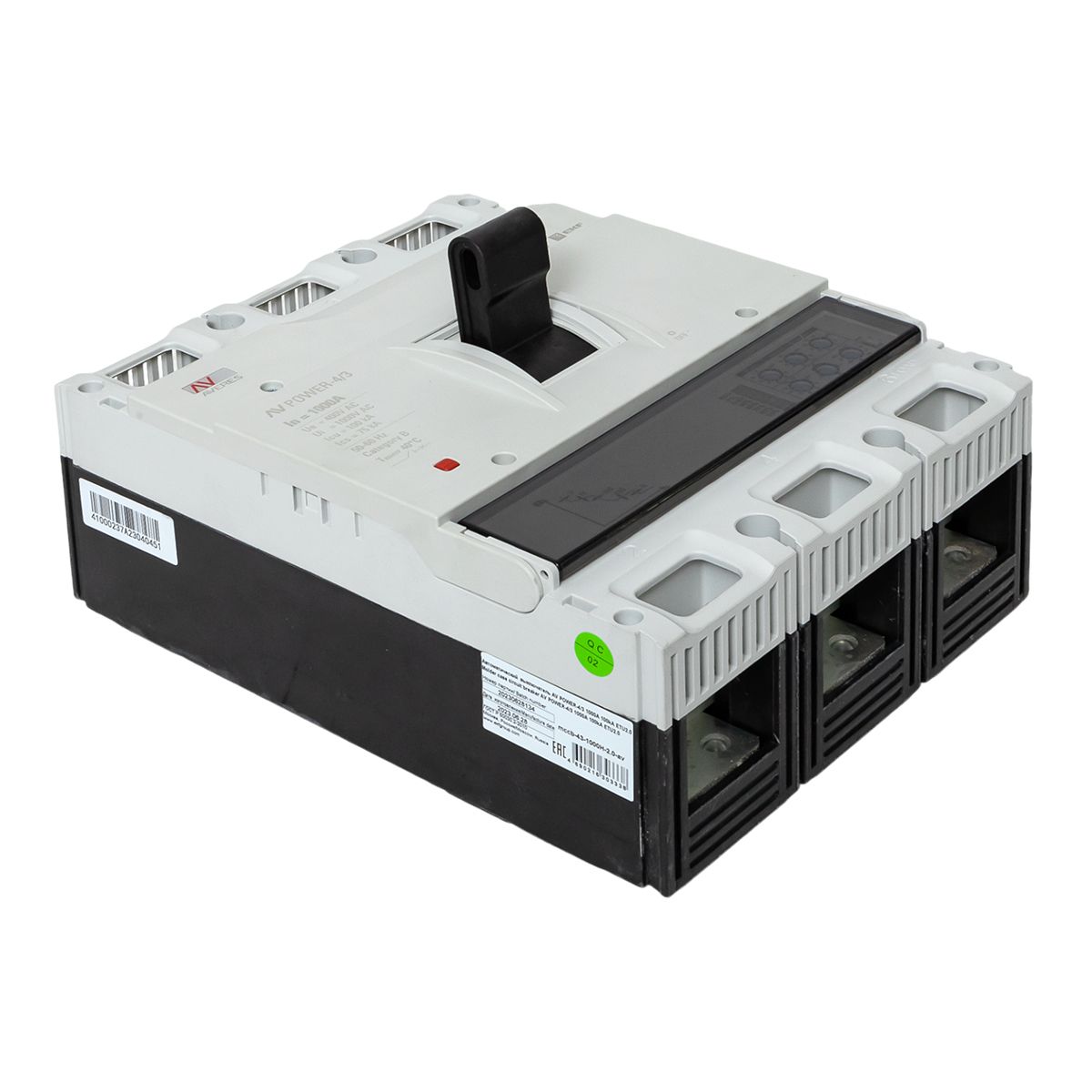 Выключатель автоматический  mccb-43-1000H-2.0-av