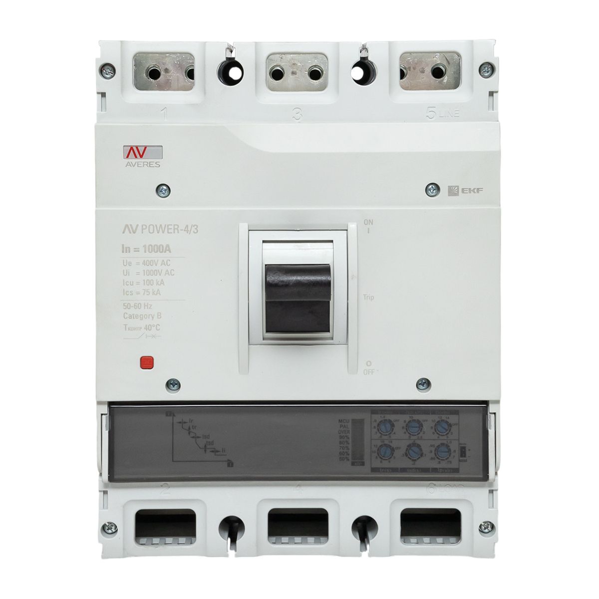 Выключатель автоматический  mccb-43-1000H-2.0-av