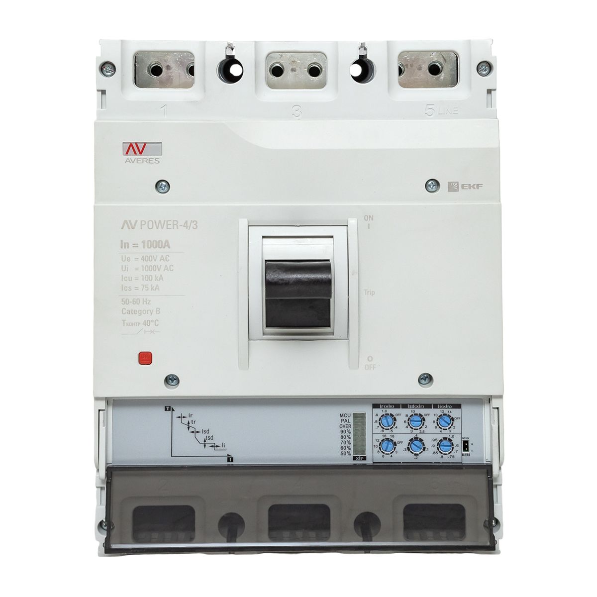 Выключатель автоматический  mccb-43-1000H-2.0-av