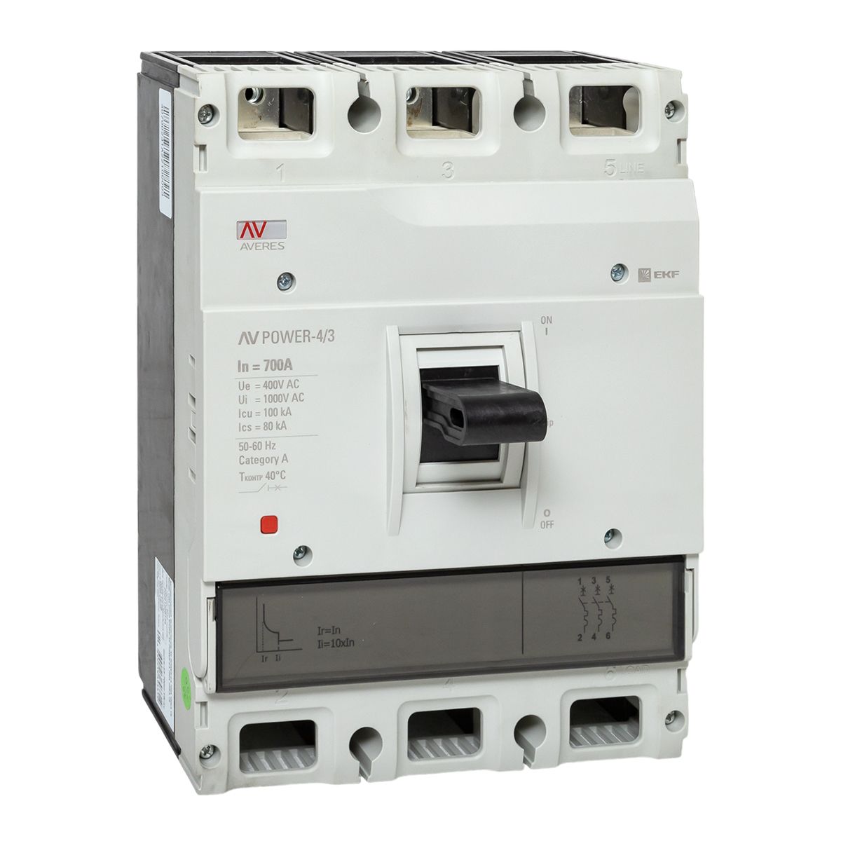 Выключатель автоматический  mccb-43-700H-TR-av