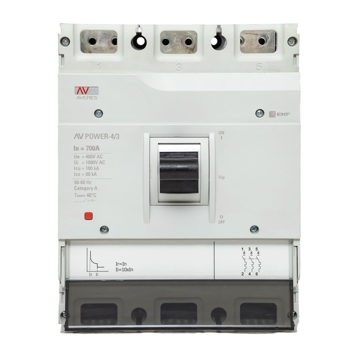 Выключатель автоматический mccb-43-700H-TR-av