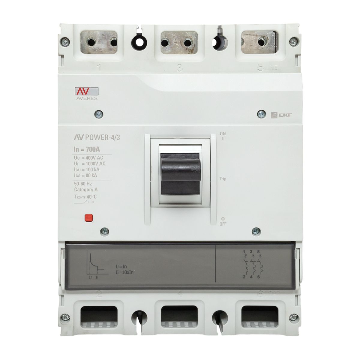 Выключатель автоматический mccb-43-700H-TR-av