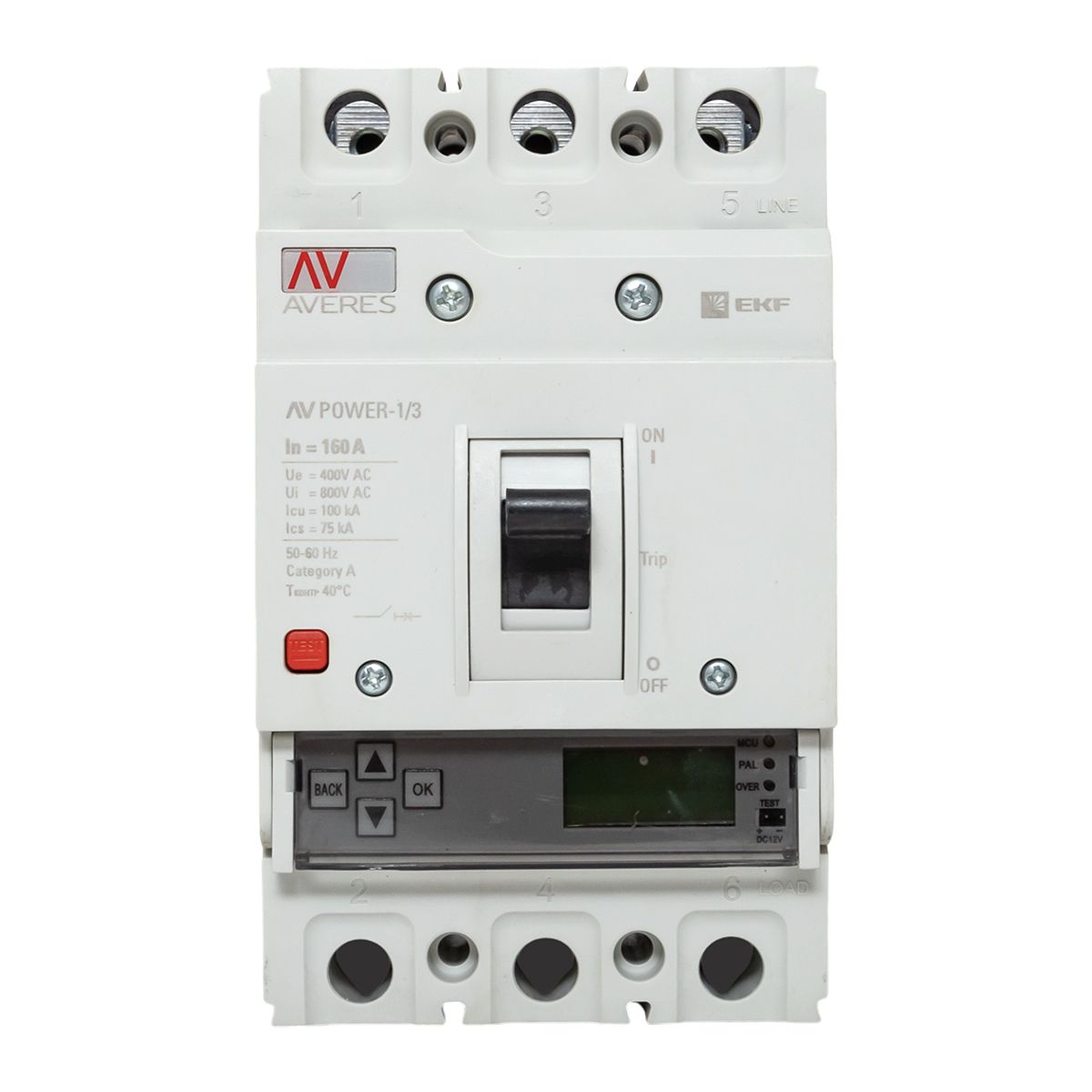 Выключатель автоматический  mccb-13-160H-6.0-av