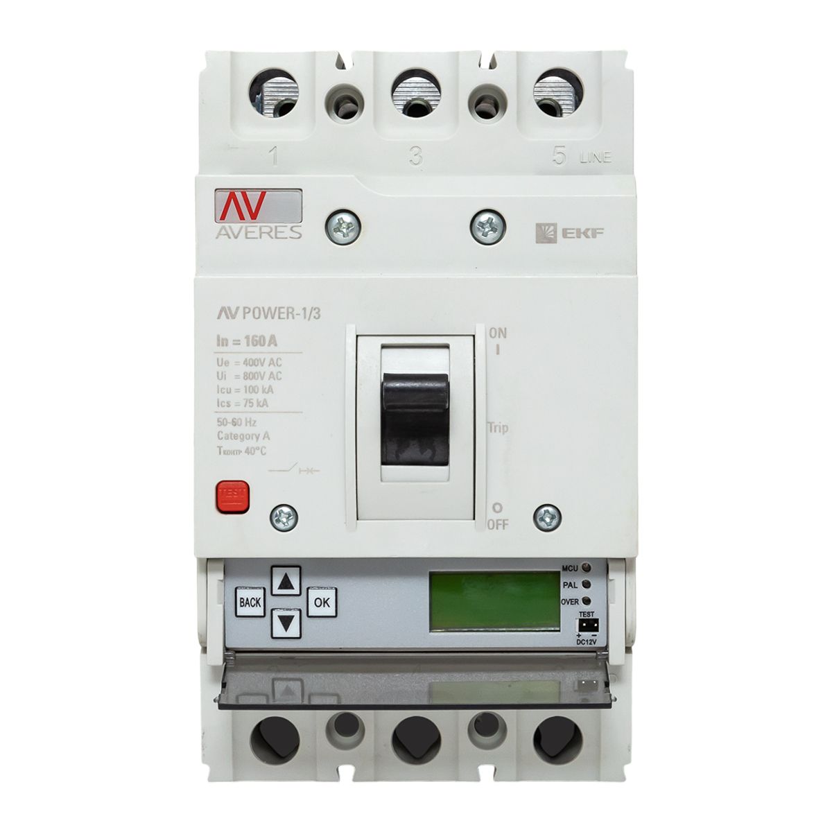 Выключатель автоматический  mccb-13-160H-6.0-av