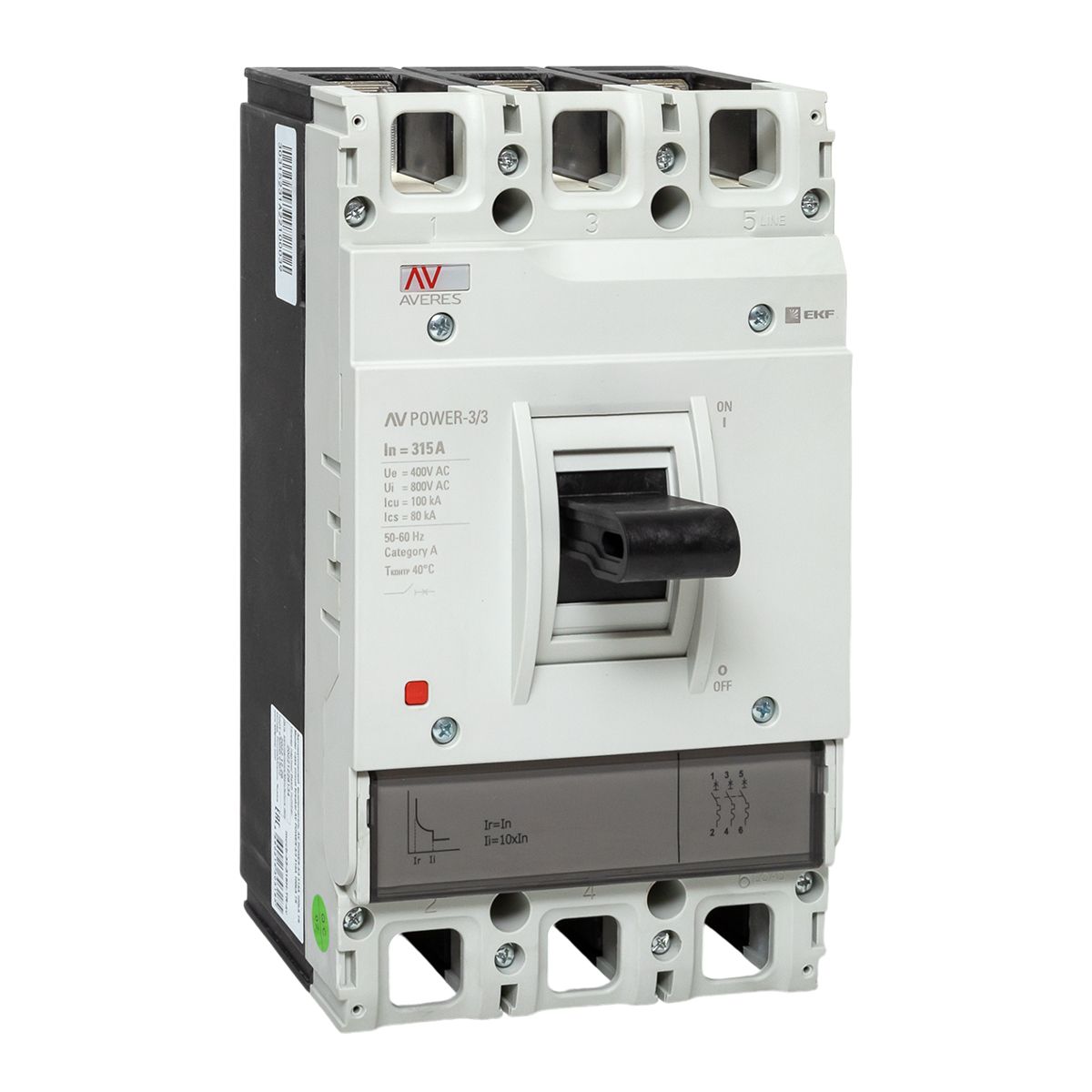 Выключатель автоматический  mccb-33-315H-TR-av