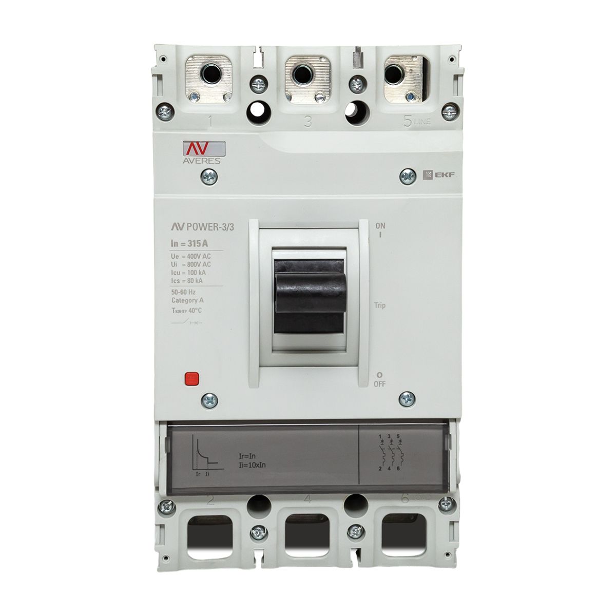 Выключатель автоматический  mccb-33-315H-TR-av