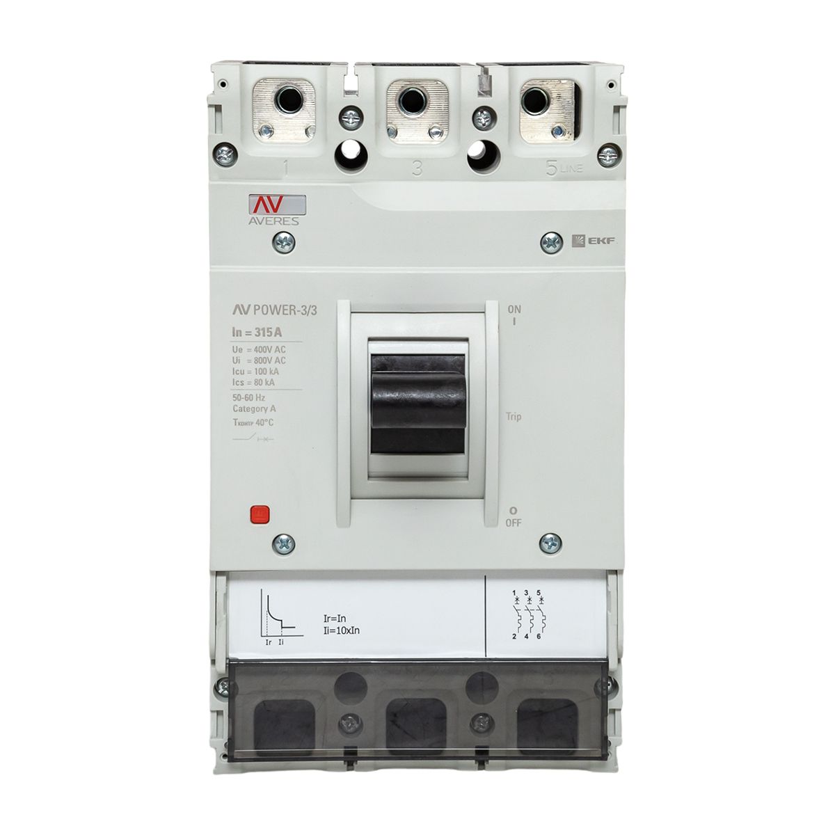 Выключатель автоматический  mccb-33-315H-TR-av