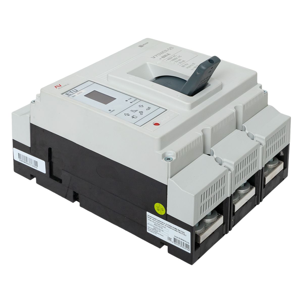 Выключатель автоматический mccb-53-800M-6.2-av