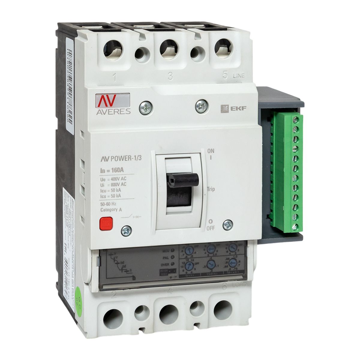 Выключатель автоматический  mccb-13-160-2.2-av