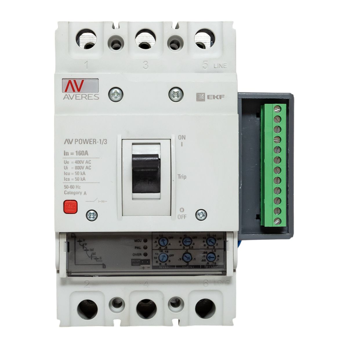 Выключатель автоматический mccb-13-160-2.2-av