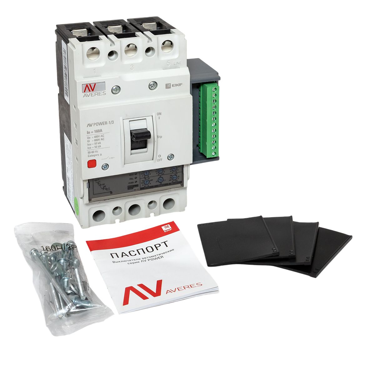 Выключатель автоматический mccb-13-160-2.2-av