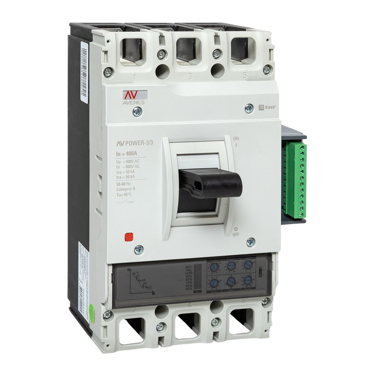 Выключатель автоматический  mccb-33-400-2.2-av
