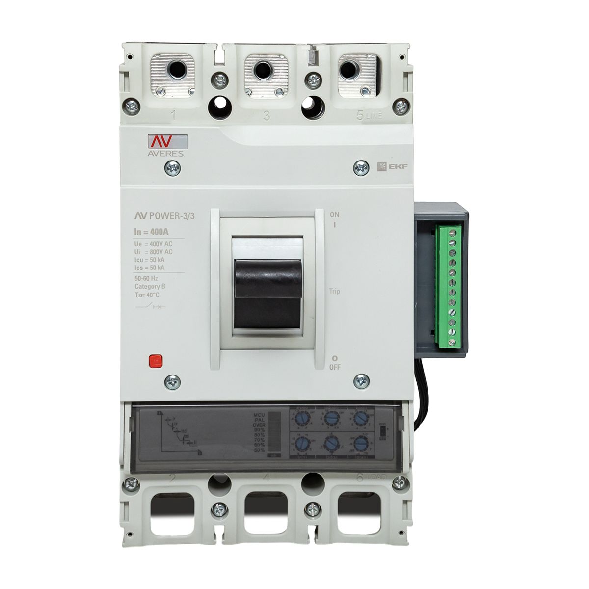 Выключатель автоматический mccb-33-400-2.2-av