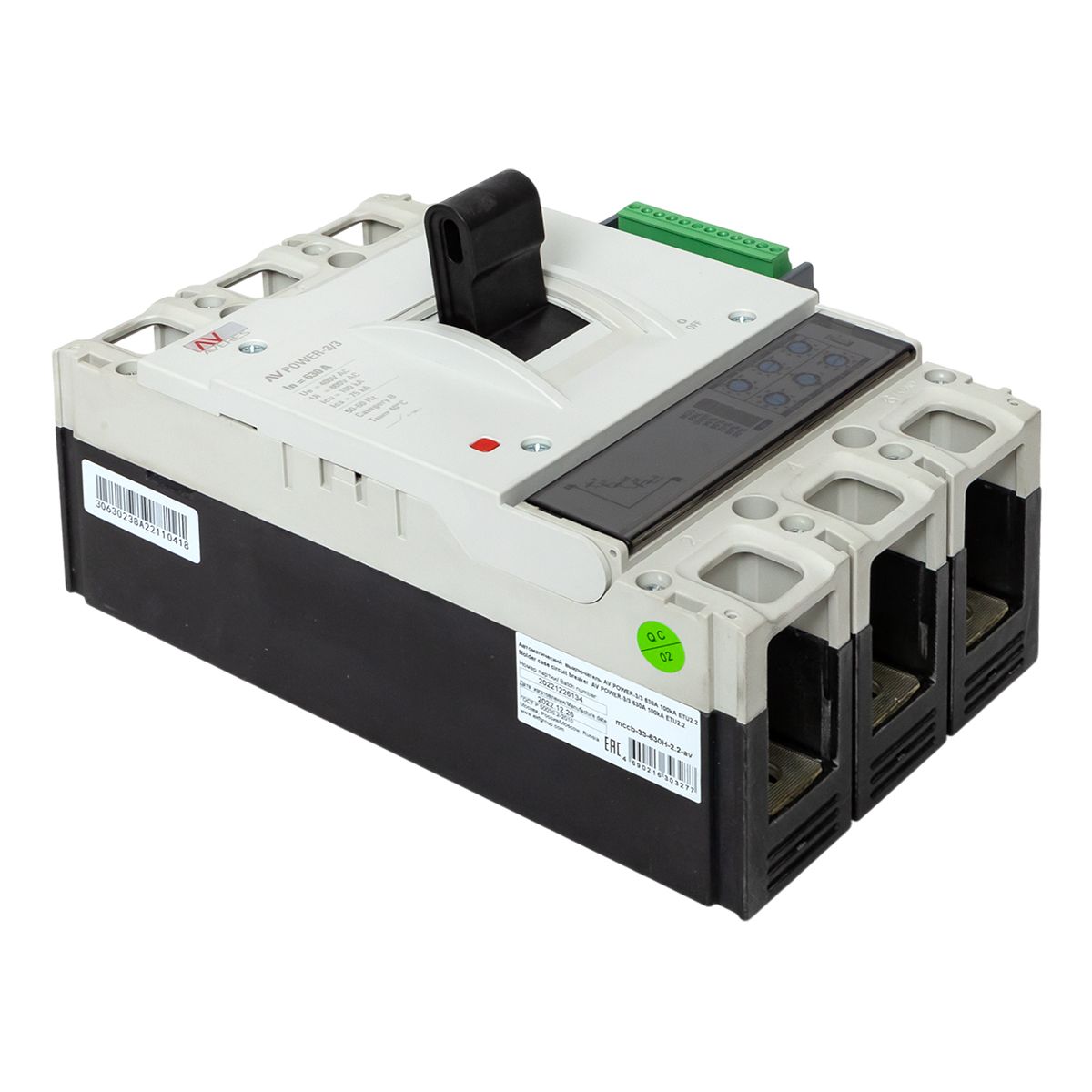Выключатель автоматический  mccb-33-630H-2.2-av