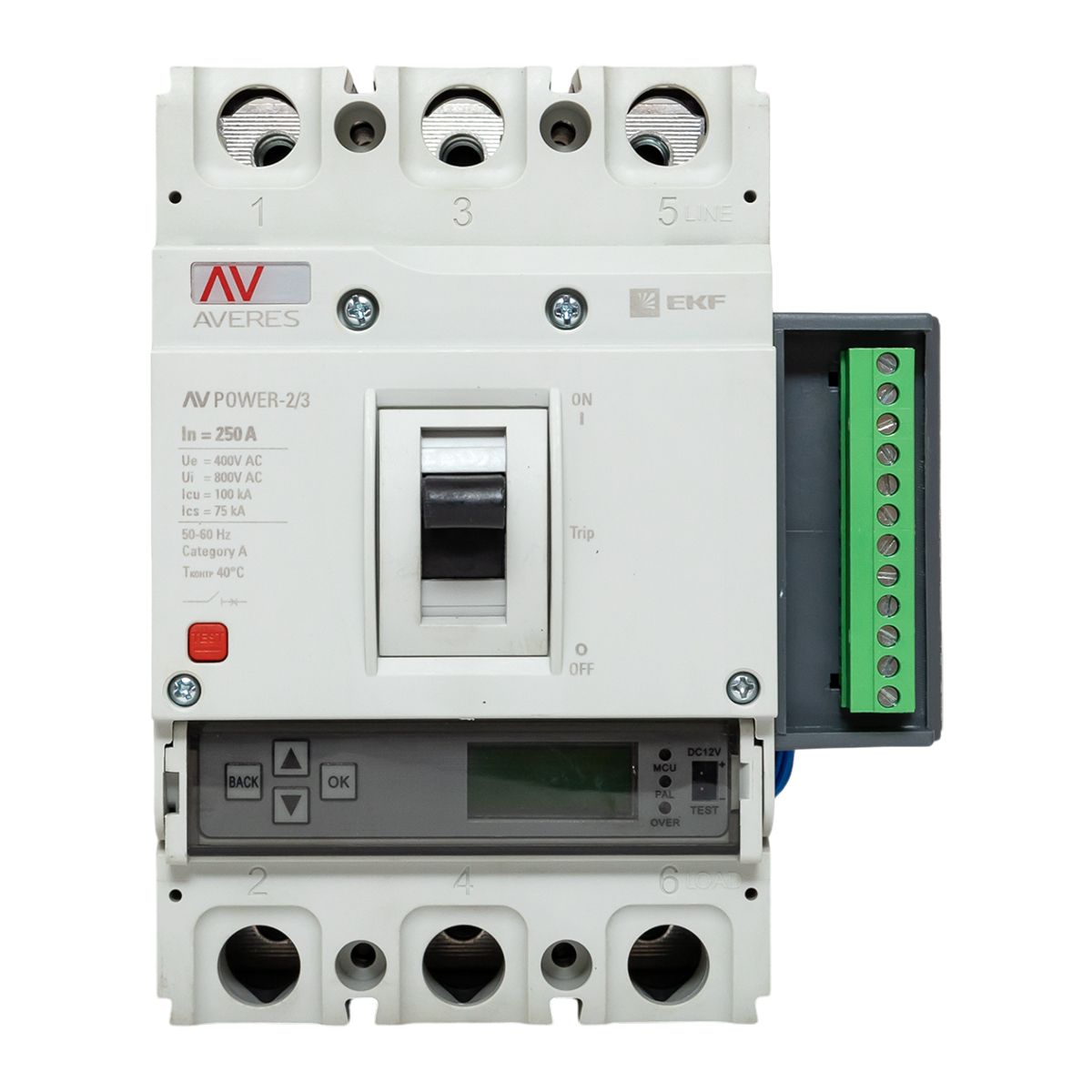 Выключатель автоматический  mccb-23-250H-6.2-av