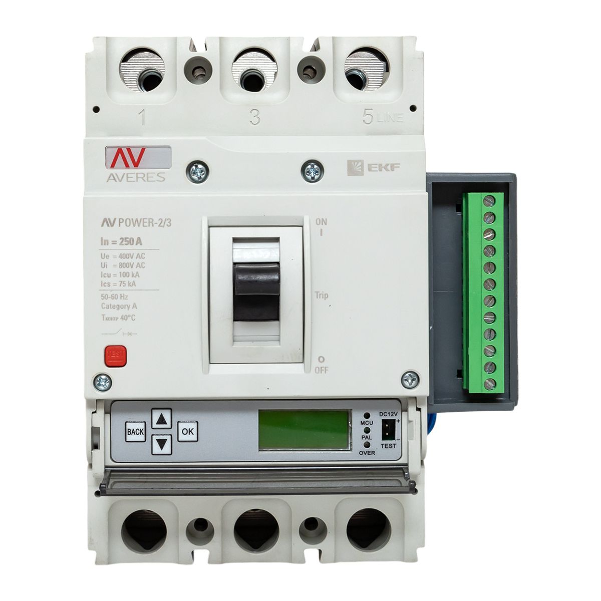 Выключатель автоматический  mccb-23-250H-6.2-av