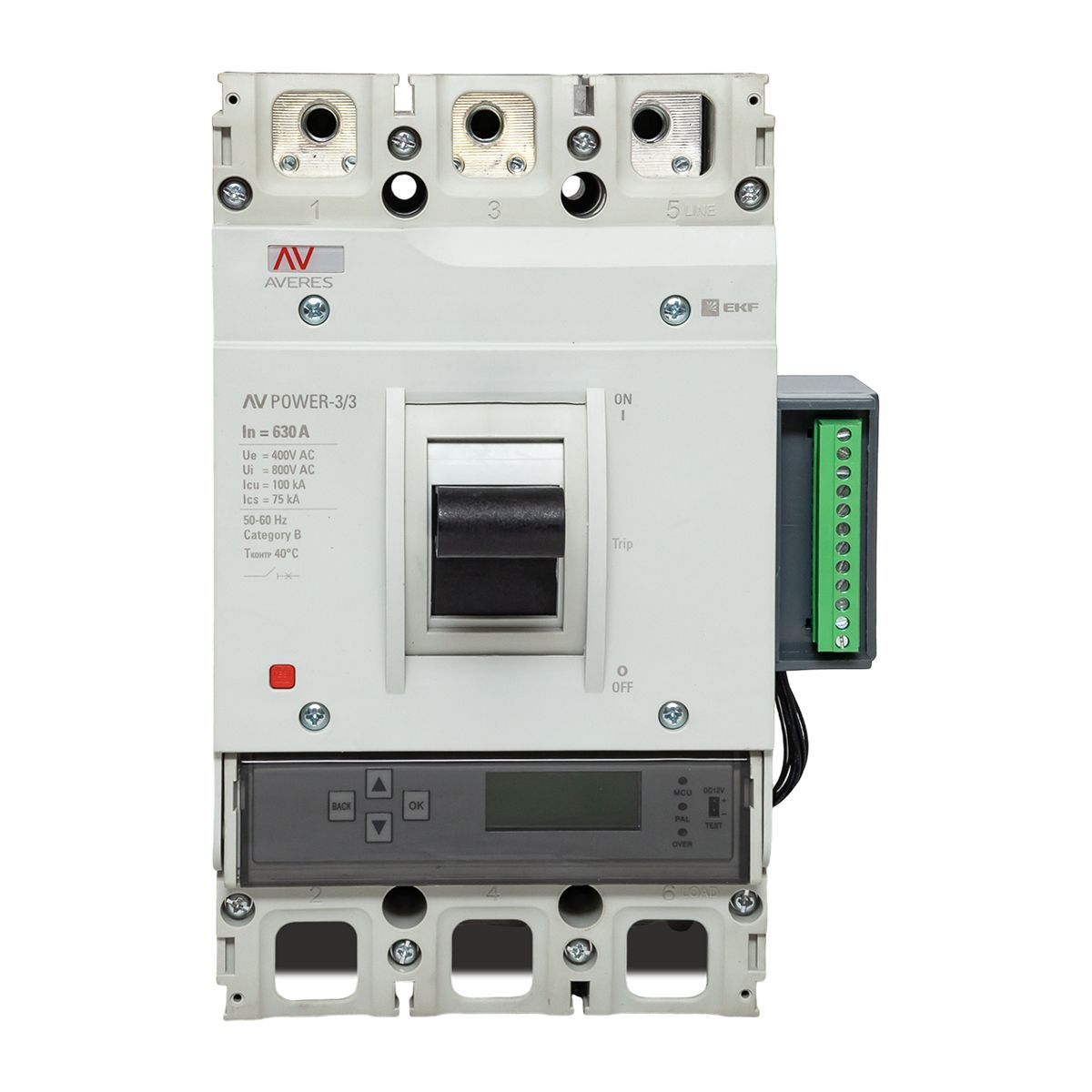 Выключатель автоматический mccb-33-630H-6.2-av