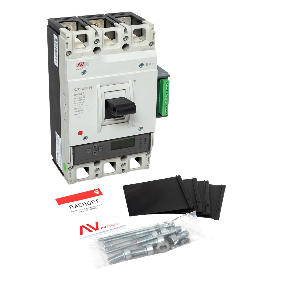Выключатель автоматический mccb-33-630H-6.2-av