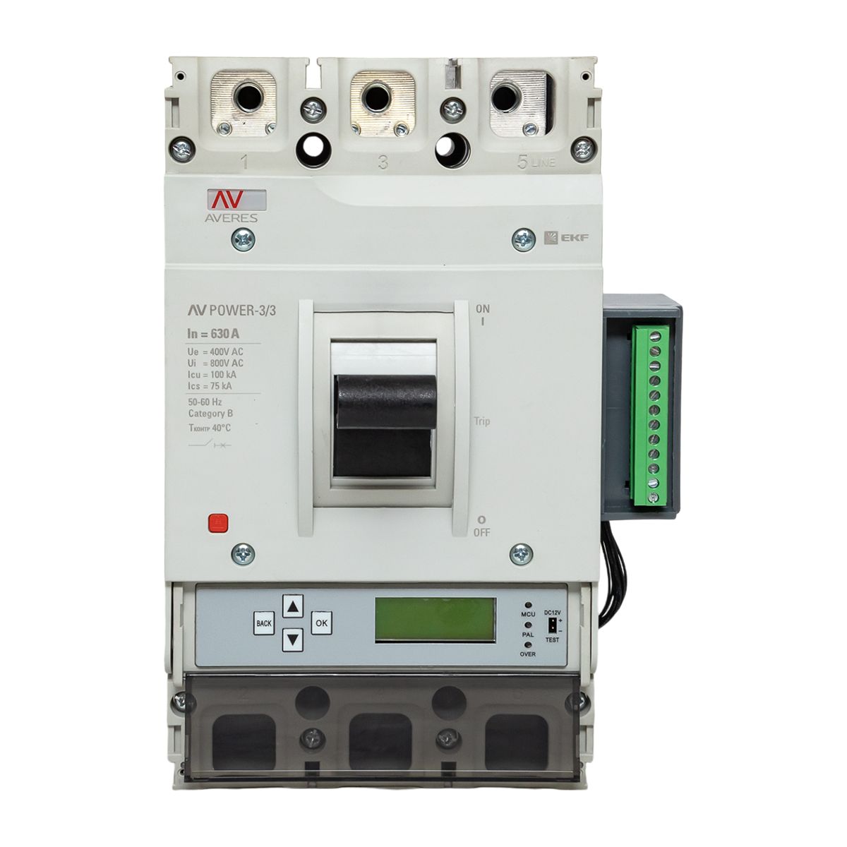 Выключатель автоматический mccb-33-630H-6.2-av