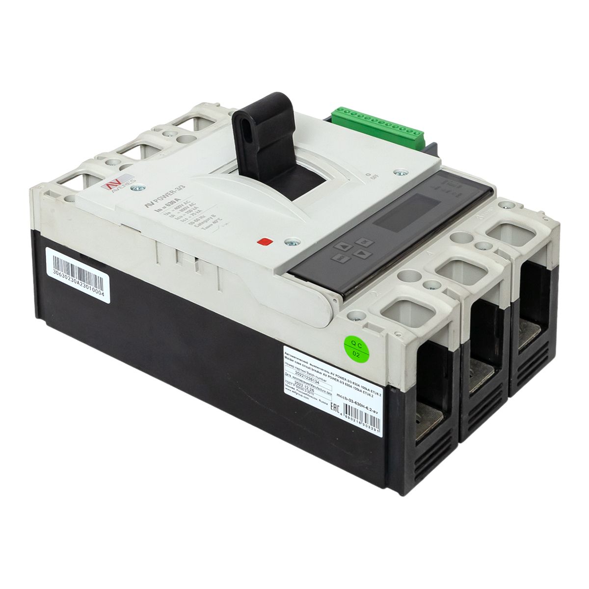 Выключатель автоматический mccb-33-630H-6.2-av