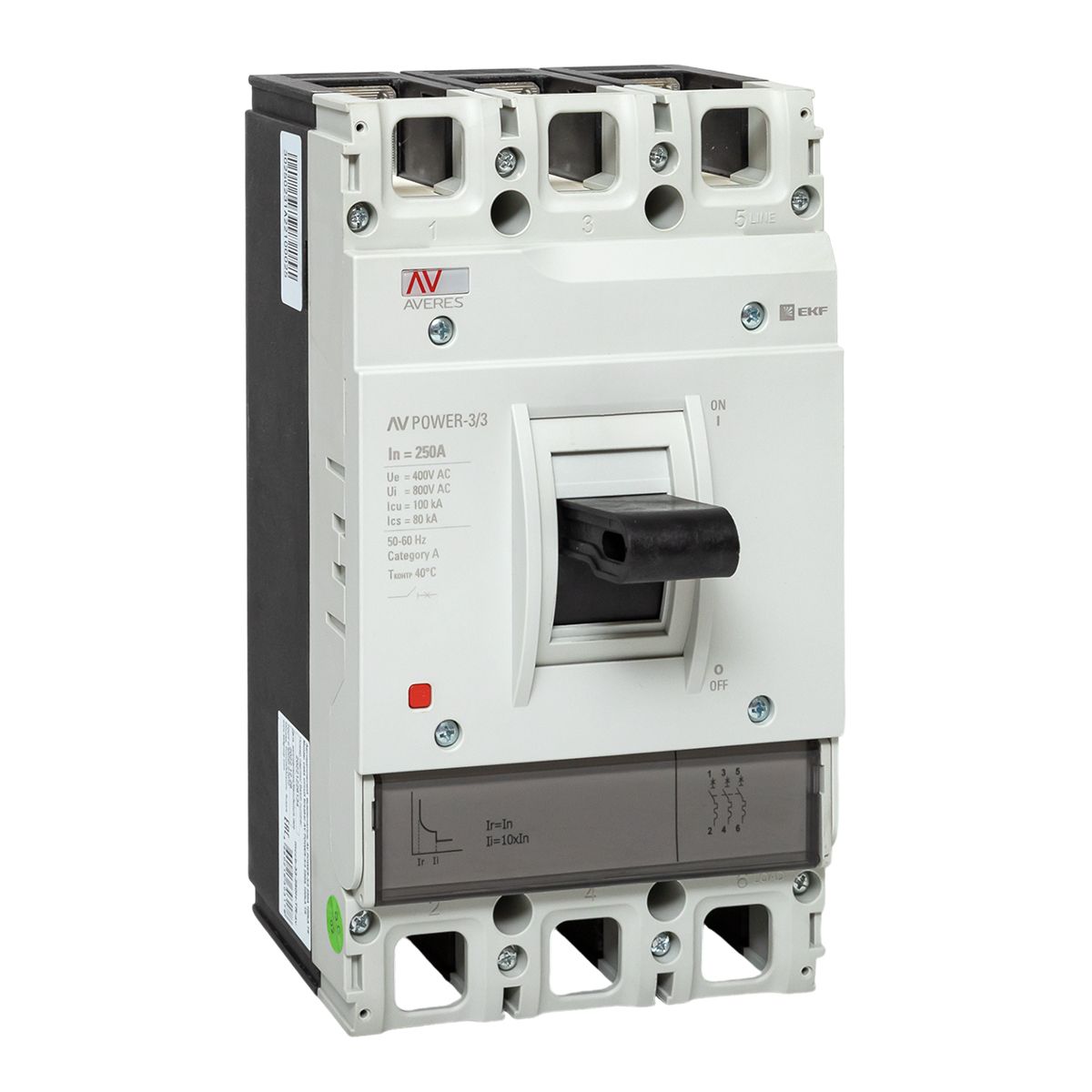Выключатель автоматический  mccb-33-250H-TR-av