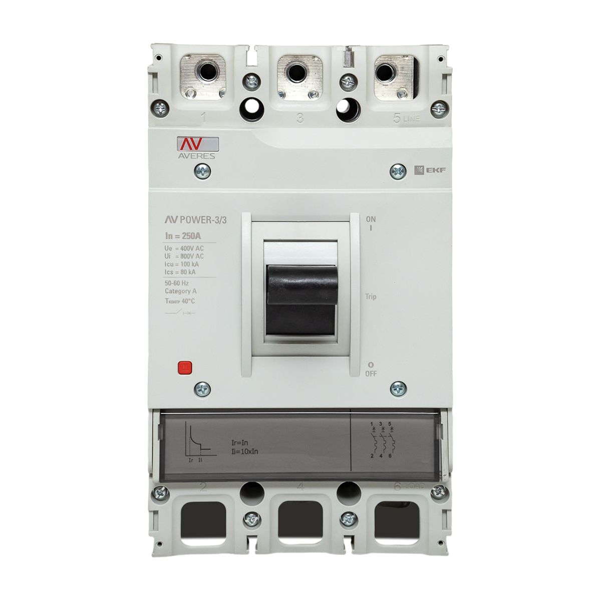 Выключатель автоматический  mccb-33-250H-TR-av