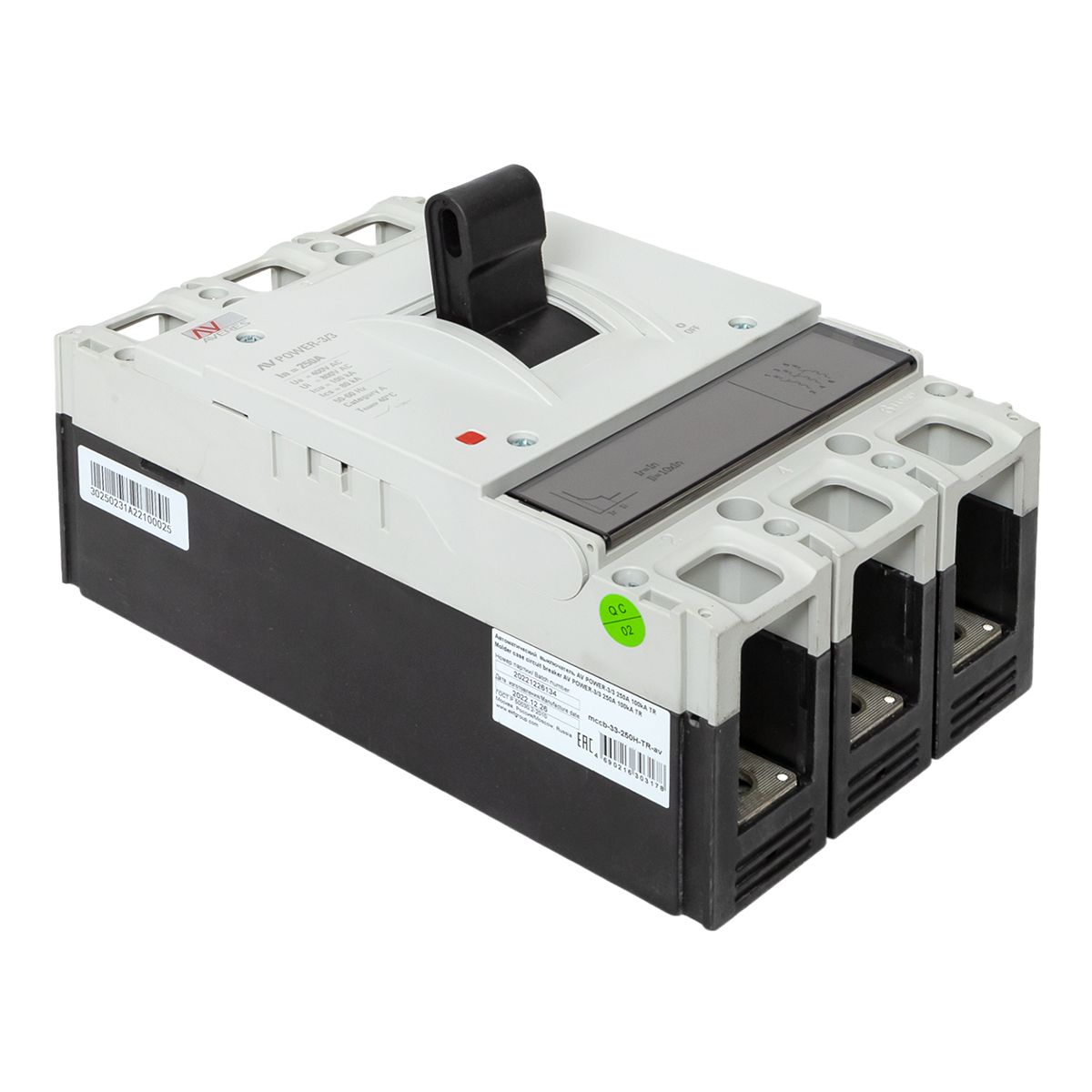 Выключатель автоматический mccb-33-250H-TR-av