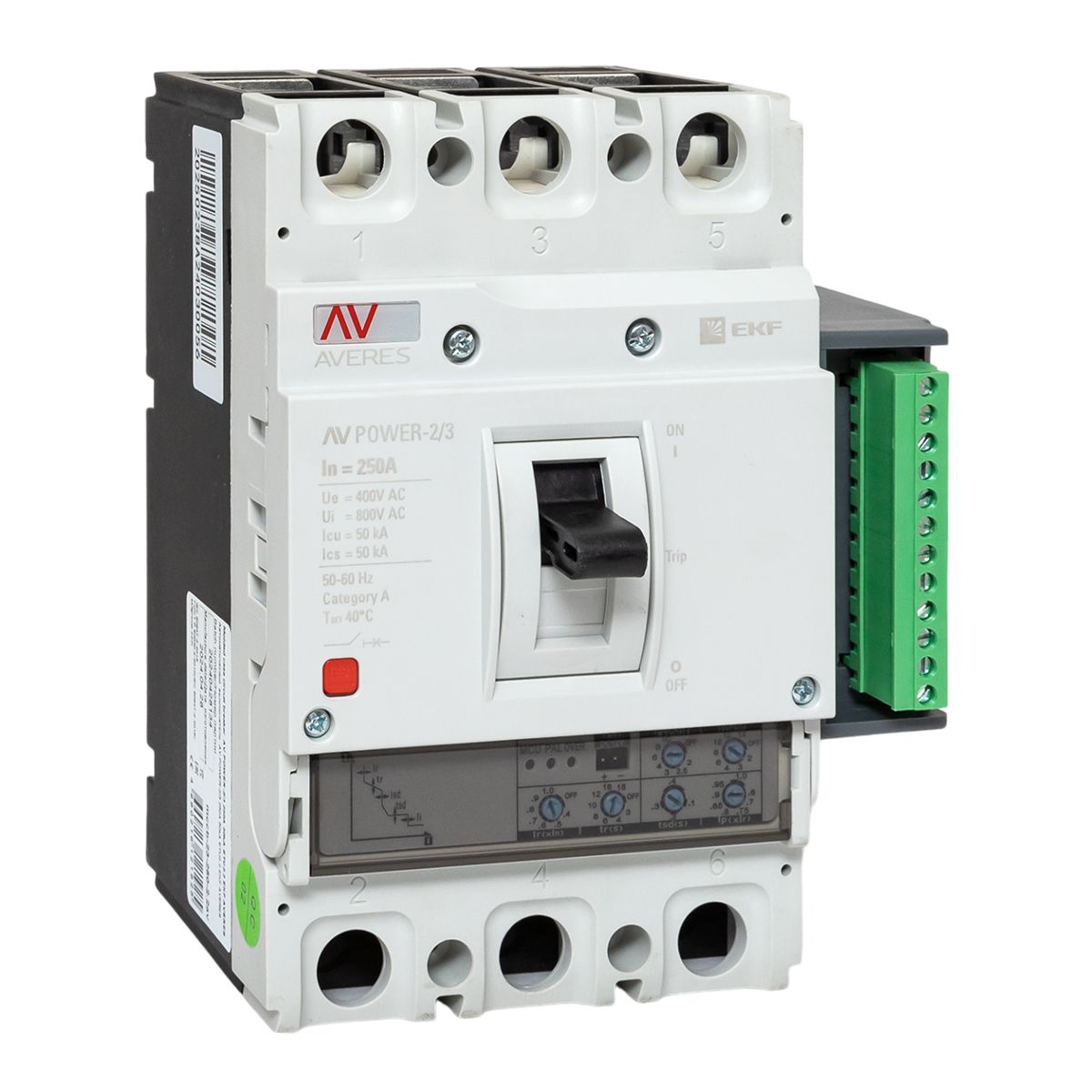 Выключатель автоматический  mccb-23-250-2.2-av
