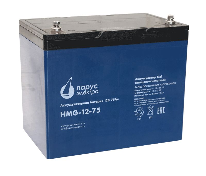Батарея аккумуляторная  HMG-12-75