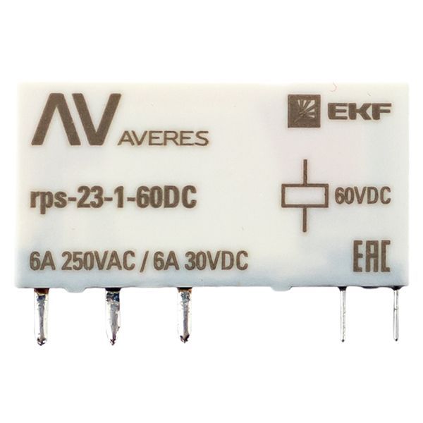 Реле промежуточное slim 23/1 rps-23-1-60DC