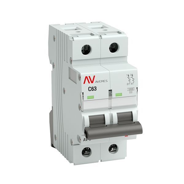 Выключатель автоматический  mcb10-2-63C-av