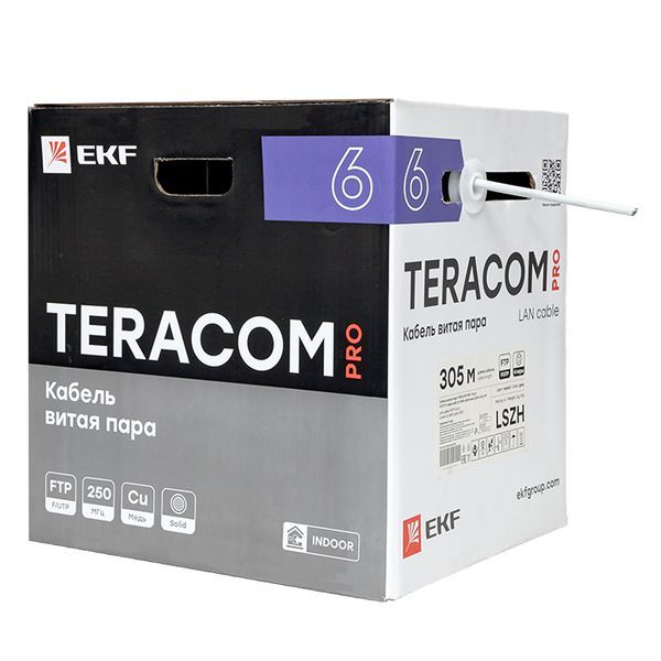 Кабель витая пара  TRP-6FTP-04LSH-GY-IN3