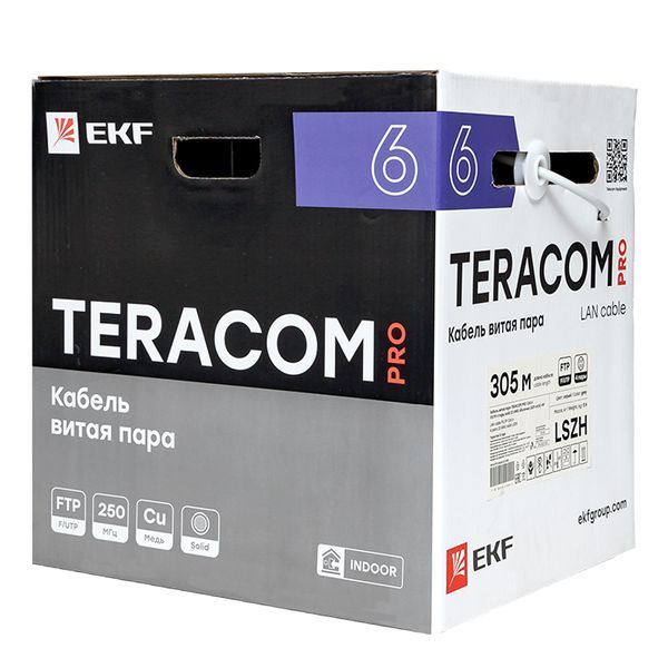 Кабель витая пара  TRP-6FTP-04LSH-GY-IN3