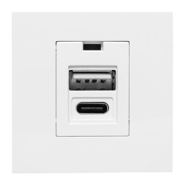 Розетка телекоммуникационная  E2MR2-21USB-10-AC