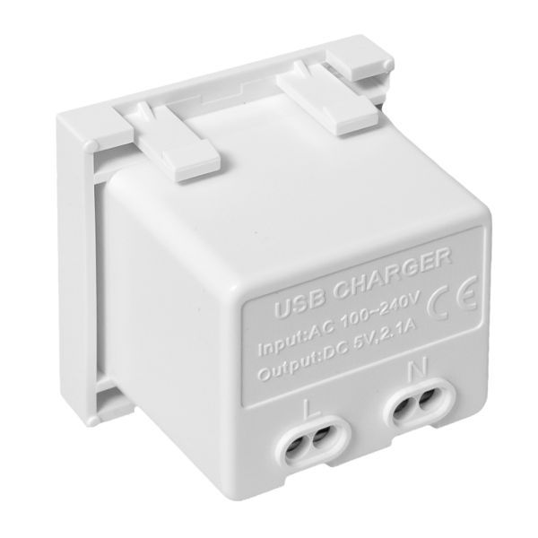 Розетка телекоммуникационная  E2MR2-21USB-10-AC
