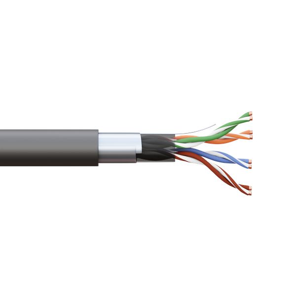 Кабель витая пара  TRC-5EFTP-04PE-BK-OUT3